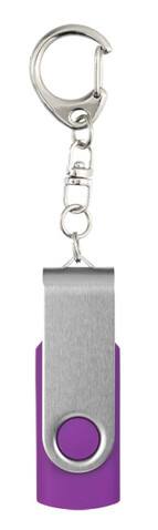 Rotate mit Schlüsselanhänger USB-Stick, lila, 4GB bedrucken, Art.-Nr. 1Z40012G