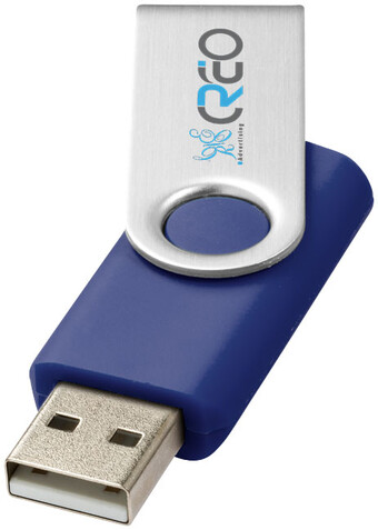 Rotate USB-Stick, blau, 2GB bedrucken, Art.-Nr. 1Z41002F