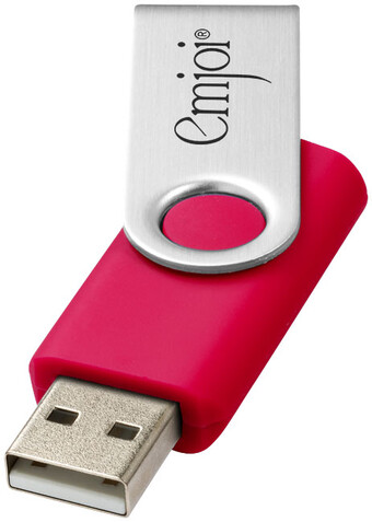 Rotate USB-Stick, magenta, 4GB bedrucken, Art.-Nr. 1Z41009G