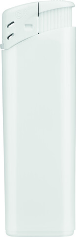 GO Bingo Matt Piezo Feuerzeug – weiß bedrucken, Art.-Nr. 6341