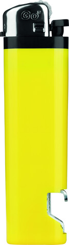 GO Flaschenöffner Einweg – gelb bedrucken, Art.-Nr. 68125C