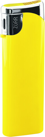 ZORR Slider Piezo Feuerzeug – gelb bedrucken, Art.-Nr. 68164