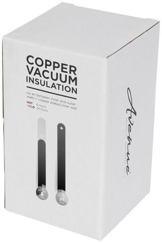 Lagom 380 ml Kupfer-Vakuum Isolierbecher, weiss bedrucken, Art.-Nr. 10054802