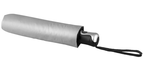 Alex 21,5&quot; Vollautomatik Kompaktregenschirm, silber, schwarz bedrucken, Art.-Nr. 10901601