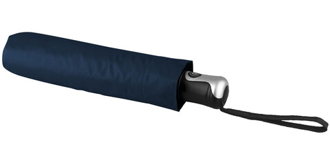 Alex 21,5&quot; Vollautomatik Kompaktregenschirm, navy, silber bedrucken, Art.-Nr. 10901606