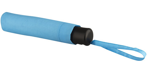 Ida 21,5&quot; Kompaktregenschirm, processblau bedrucken, Art.-Nr. 10905205