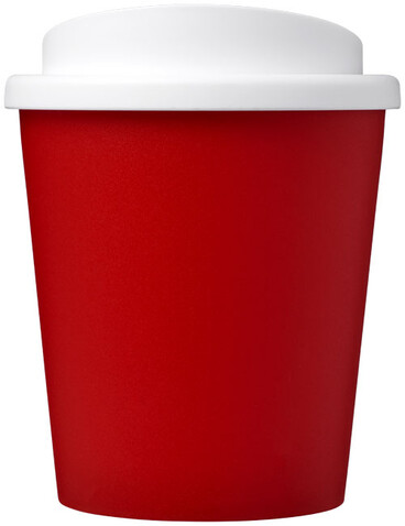 Americano® Espresso 250 ml Isolierbecher, rot, weiss bedrucken, Art.-Nr. 21009217