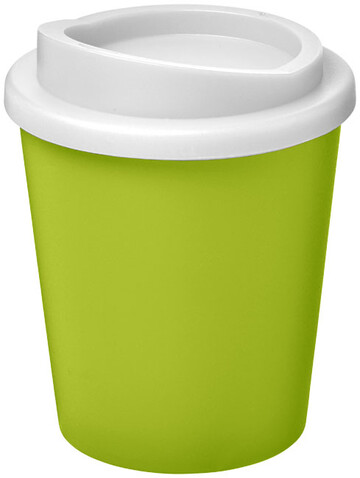 Americano® Espresso 250 ml Isolierbecher, limone, weiss bedrucken, Art.-Nr. 21009221