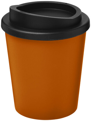 Americano® Espresso 250 ml Isolierbecher, orange, schwarz bedrucken, Art.-Nr. 21009222