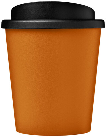 Americano® Espresso 250 ml Isolierbecher, orange, schwarz bedrucken, Art.-Nr. 21009222