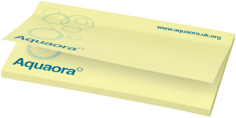Sticky-Mate® Haftnotizen 127 x 75 mm, hellgelb bedrucken, Art.-Nr. 21096024