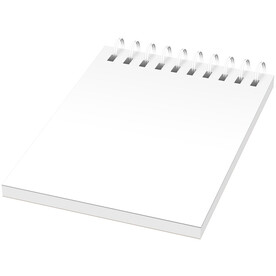 Desk-Mate® A6 Notizbuch mit Kunststoff Cover und Spiralbindung, weiss bedrucken, Art.-Nr. 21248002 Desk-Mate® A6 Notizbuch mit Kunststoff Cover und Spiralbindung, weiss bedrucken, Art.-Nr. 21248002