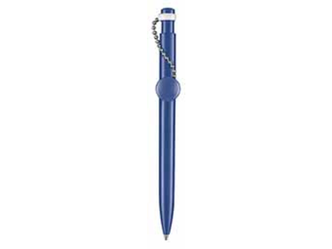 Kugelschreiber PIN PEN–azur-blau bedrucken, Art.-Nr. 00060_1300