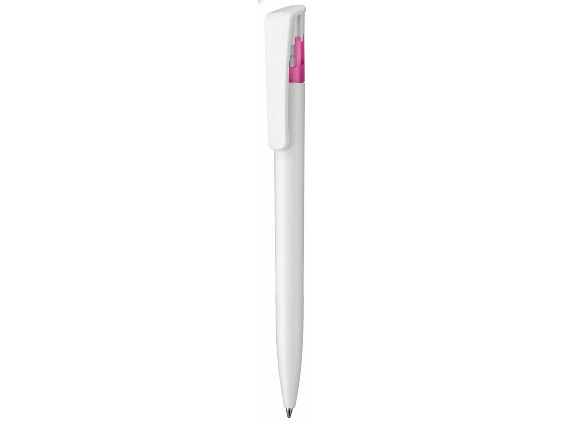 Kugelschreiber ALL-STAR SF–weiss/magenta-pink TR/FR bedrucken, Art.-Nr. 00071_0101_3806