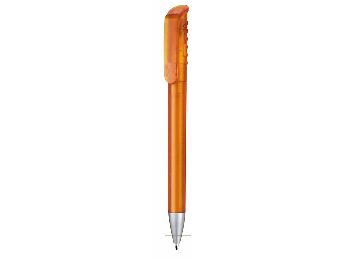 Kugelschreiber TOP SPIN FROZEN–flamingo-orange bedrucken, Art.-Nr. 00083_3521