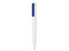 Kugelschreiber SPLIT–weiss/nacht-blau bedrucken, Art.-Nr. 00126_0101_1302