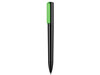 Kugelschreiber SPLIT–schwarz/neon-grün bedrucken, Art.-Nr. 00126_1500_1090