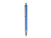 Kugelschreiber EXOS SOFT–taubenblau bedrucken, Art.-Nr. 07601_1369