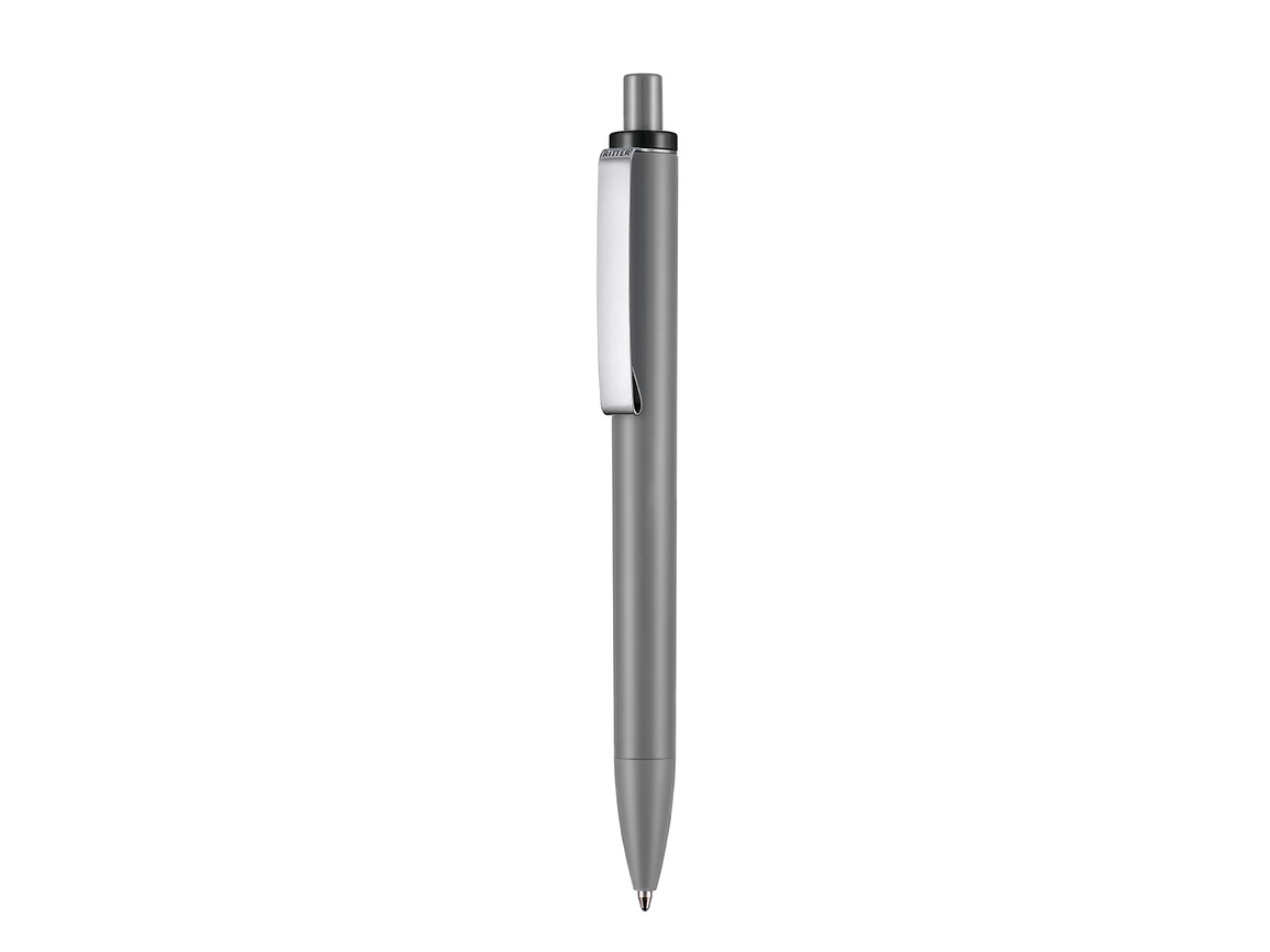Kugelschreiber EXOS SOFT P–stein-grau bedrucken, Art.-Nr. 07611_1400