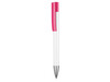 Kugelschreiber STRATOS–weiss/fuchsia-pink bedrucken, Art.-Nr. 07900_0101_0800