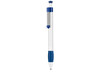 Kugelschreiber SPRING GRIPPY–weiss/azur-blau bedrucken, Art.-Nr. 08138_0101_1300