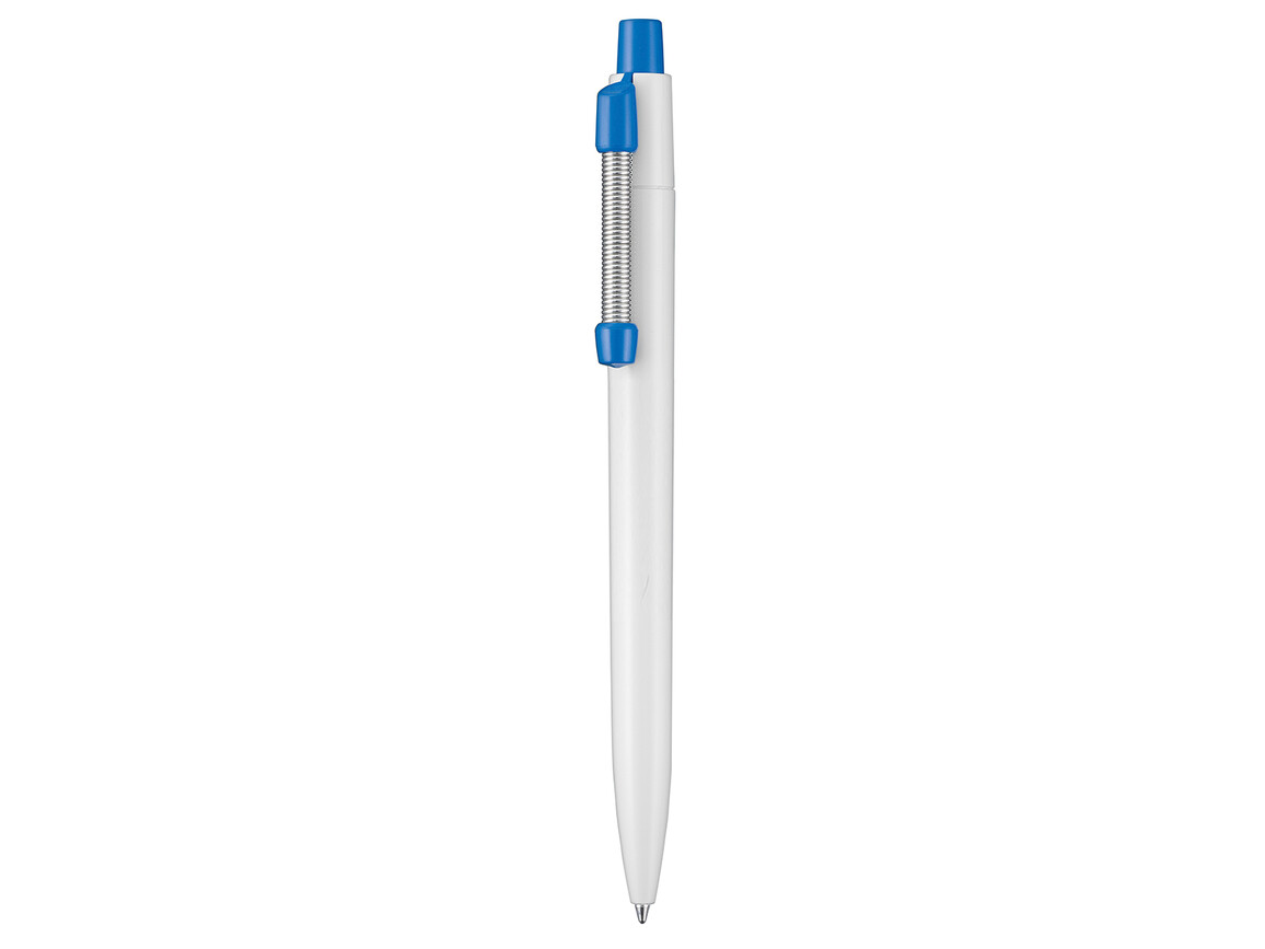 Kugelschreiber STRONG–weiss/himmel-blau bedrucken, Art.-Nr. 08200_0101_1301