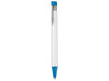 Kugelschreiber EMPIRE–weiss/himmel-blau bedrucken, Art.-Nr. 08401_0101_1301