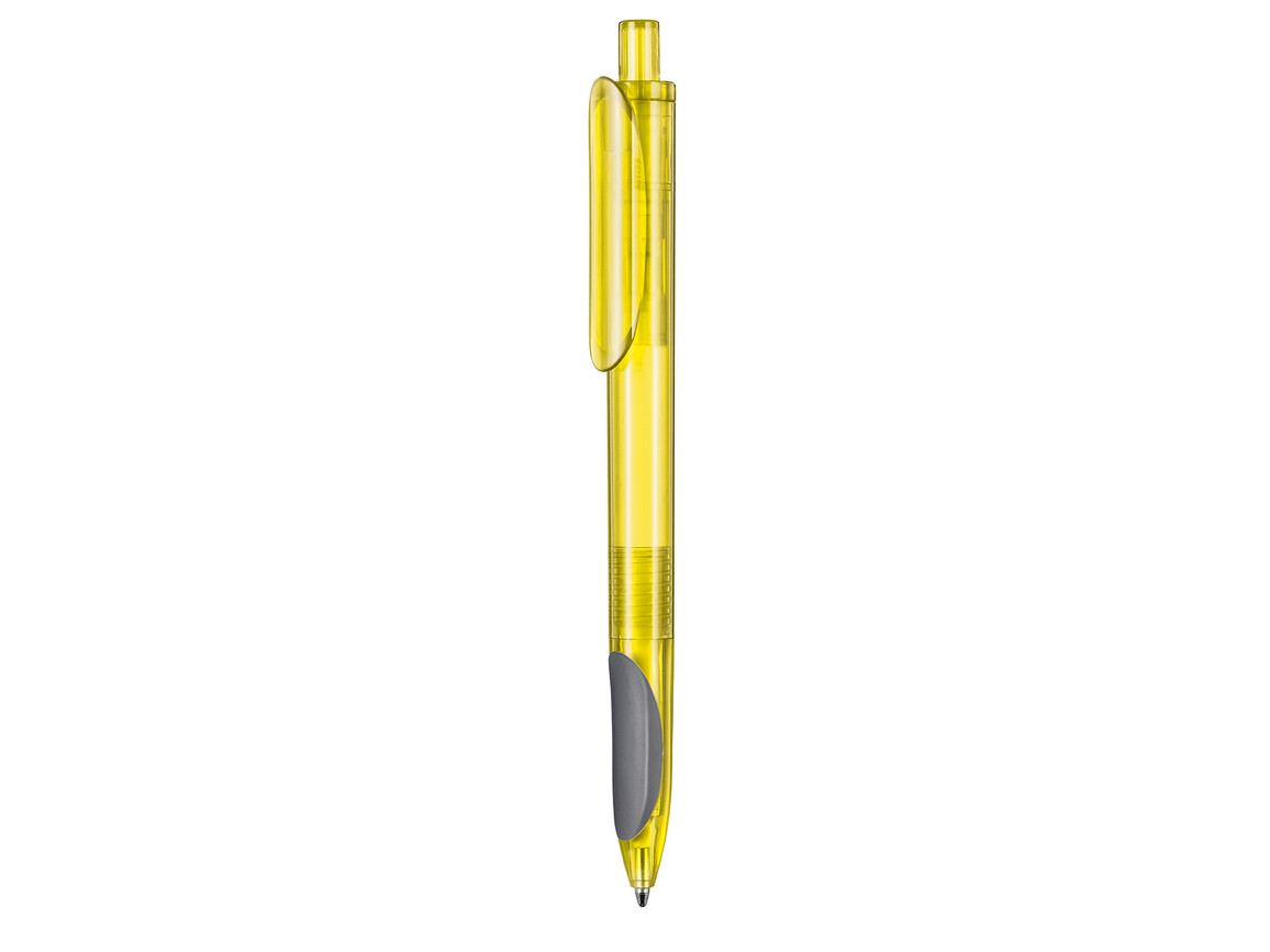 Kugelschreiber ELLIPS TRANSPARENT–ananas-gelb TR/FR bedrucken, Art.-Nr. 17200_3210