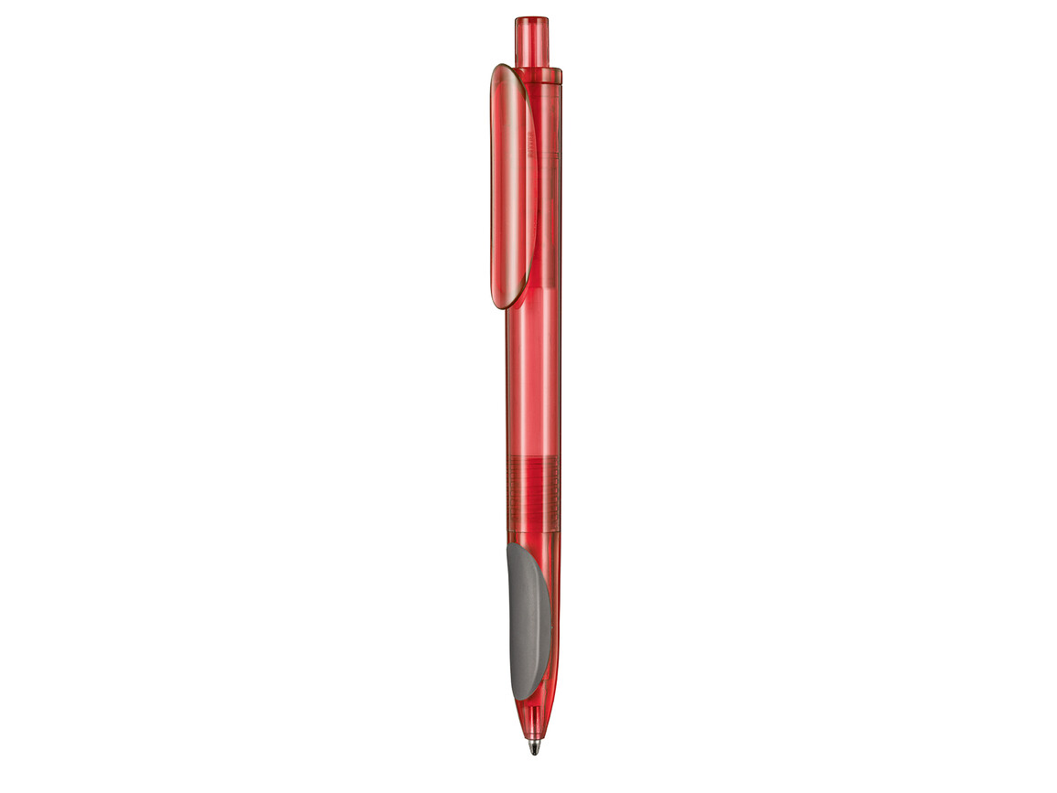 Kugelschreiber ELLIPS TRANSPARENT–feuer-rot TR/FR bedrucken, Art.-Nr. 17200_3609