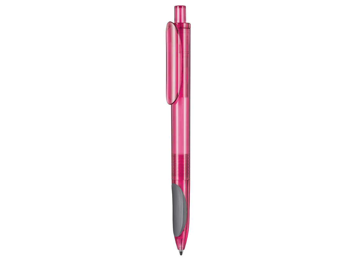 Kugelschreiber ELLIPS TRANSPARENT–magenta-pink TR/FR bedrucken, Art.-Nr. 17200_3806