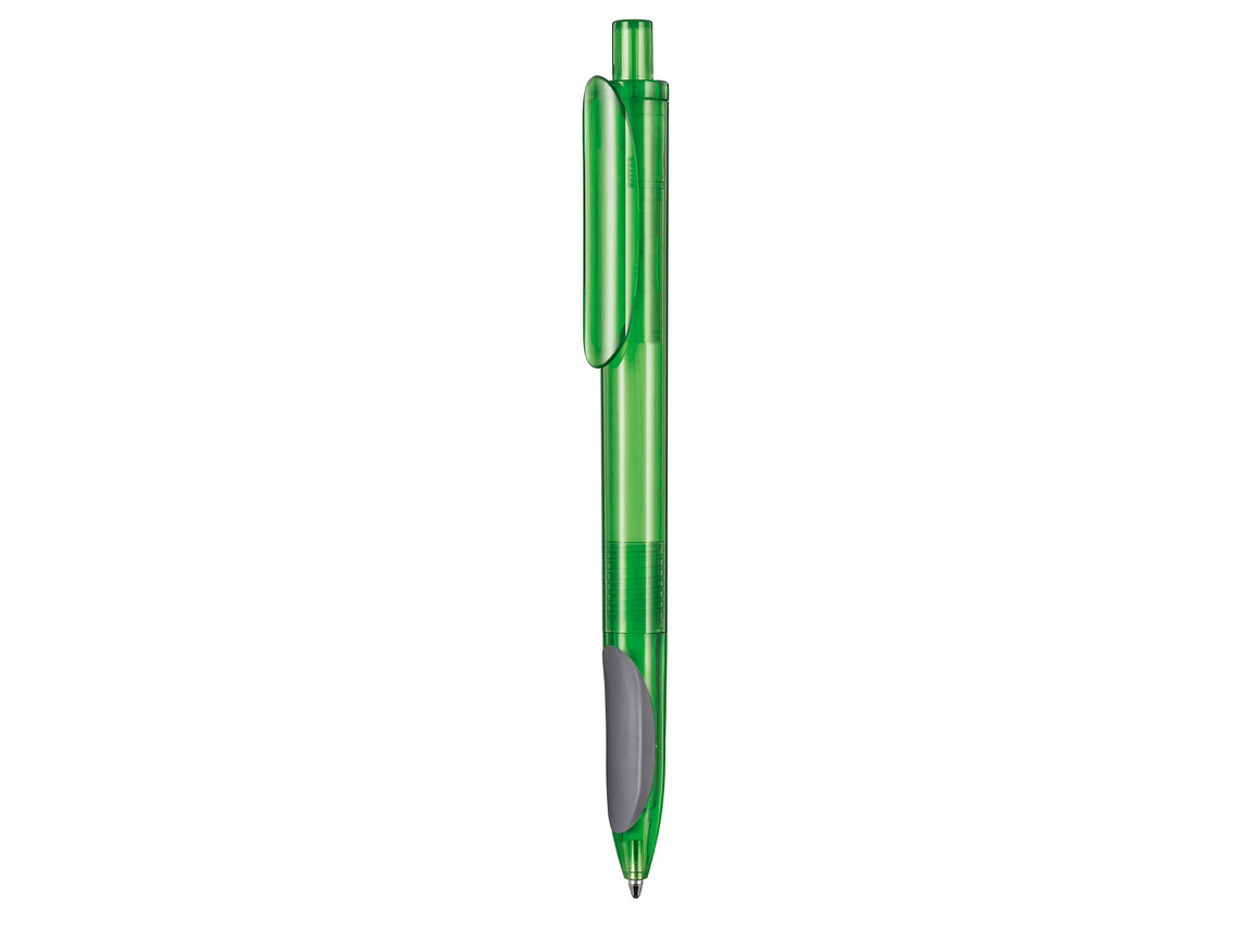 Kugelschreiber ELLIPS TRANSPARENT–gras grün TR. bedrucken, Art.-Nr. 17200_4070