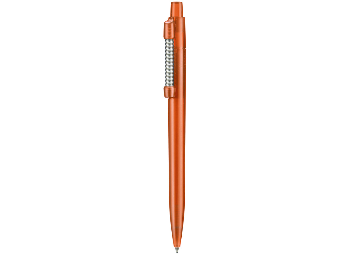 Kugelschreiber STRONG TRANSPARENT–clementine-orange bedrucken, Art.-Nr. 18200_3547