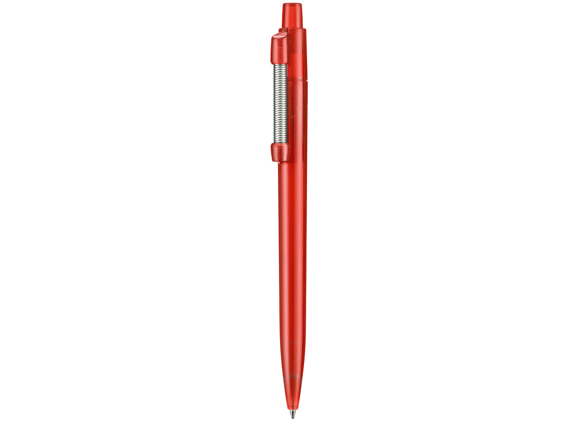Kugelschreiber STRONG TRANSPARENT–feuer-rot bedrucken, Art.-Nr. 18200_3609