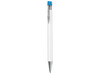 Kugelschreiber EMPIRE M–weiss/himmel-blau bedrucken, Art.-Nr. 18400_0101_1301