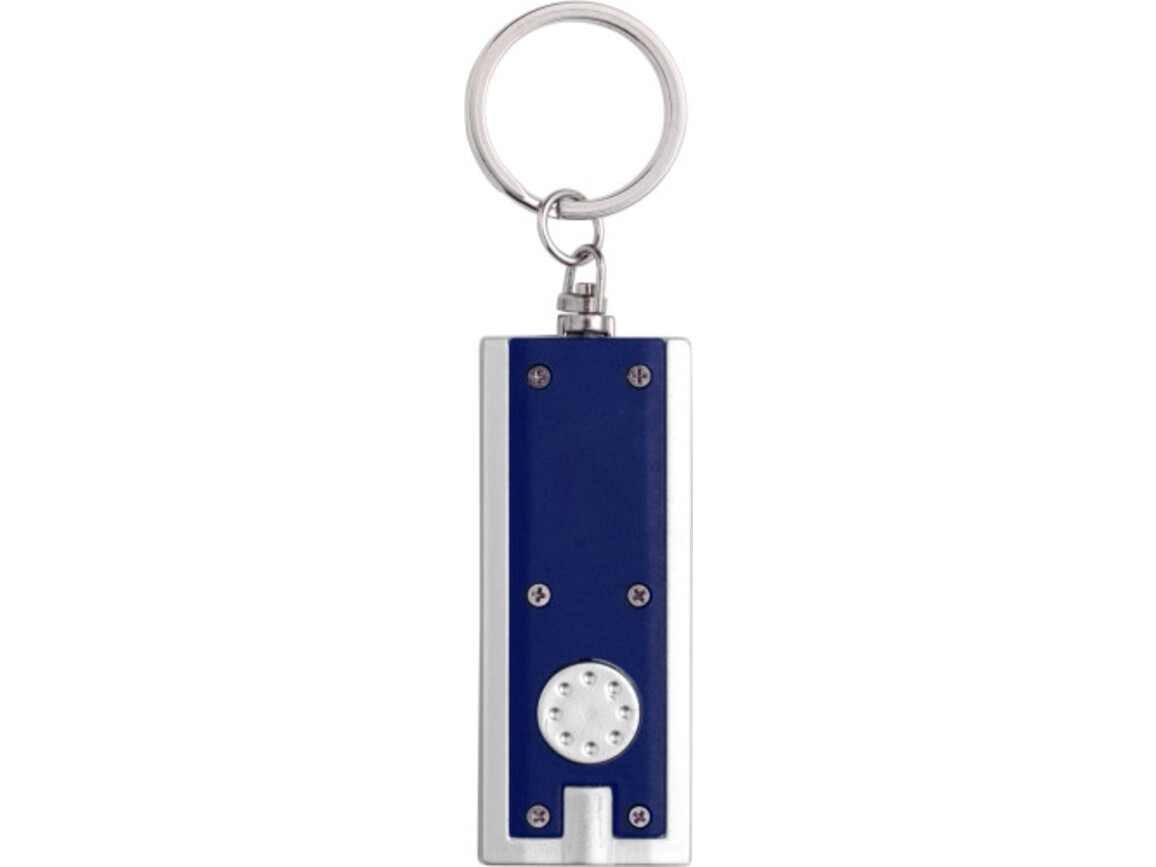 Schlüsselanhängeraus Kunststoff Mitchell – Blau bedrucken, Art.-Nr. 005999999_1992