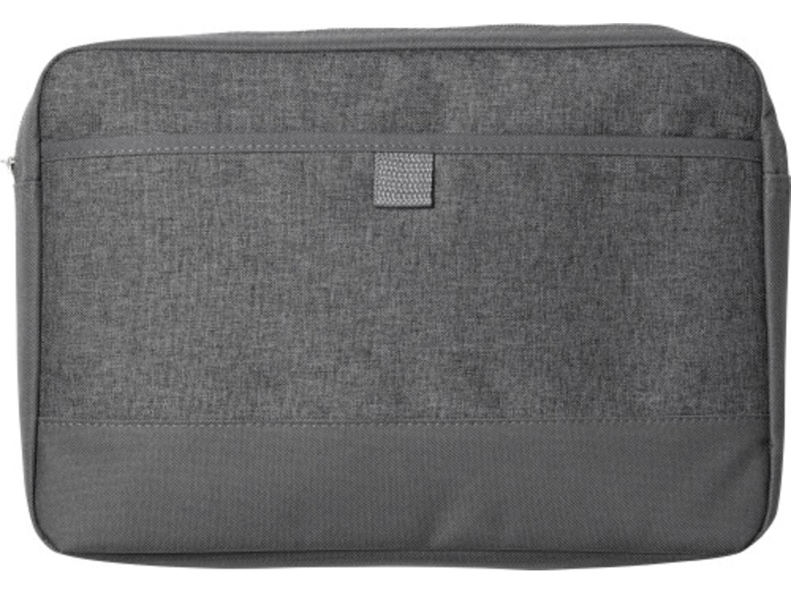 Laptop/Tablet-Tasche 'Barcelona' aus Polycanvas – Grau bedrucken, Art.-Nr. 003999999_2140