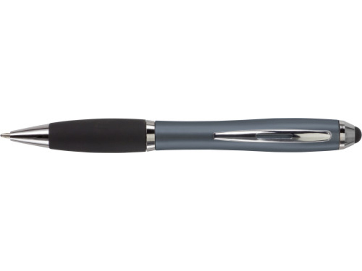 Kugelschreiber 'Bristol' aus Kunststoff – Grau bedrucken, Art.-Nr. 003999999_2430