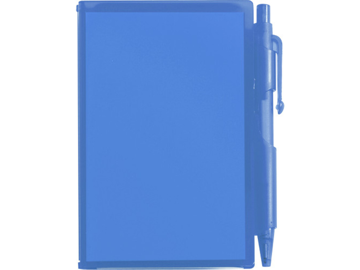 Notizbuch 'Agenda' aus Kunststoff – Blau bedrucken, Art.-Nr. 005999999_2736