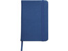 Notizbuch 'Pocket' aus PU – Blau bedrucken, Art.-Nr. 005999999_2889