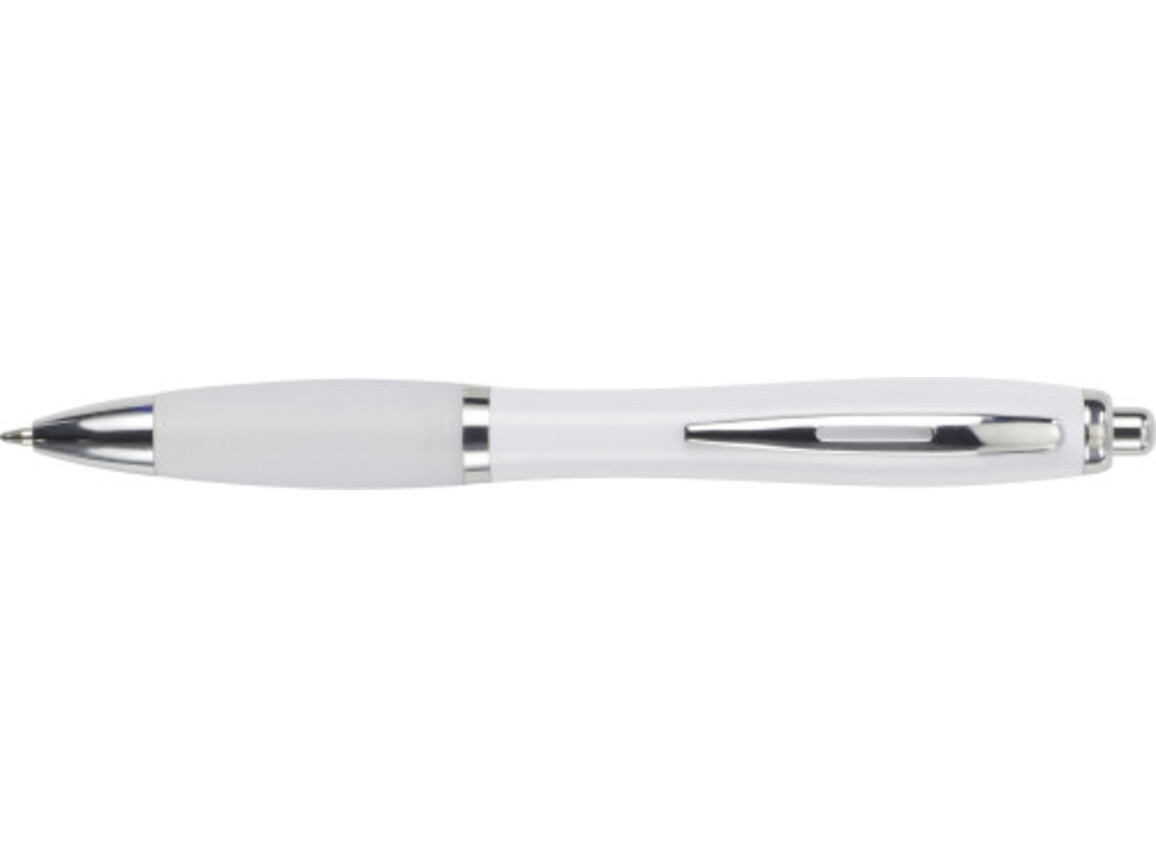 Kugelschreiber 'Newport' aus Kunststoff – Weiß bedrucken, Art.-Nr. 002999999_3015