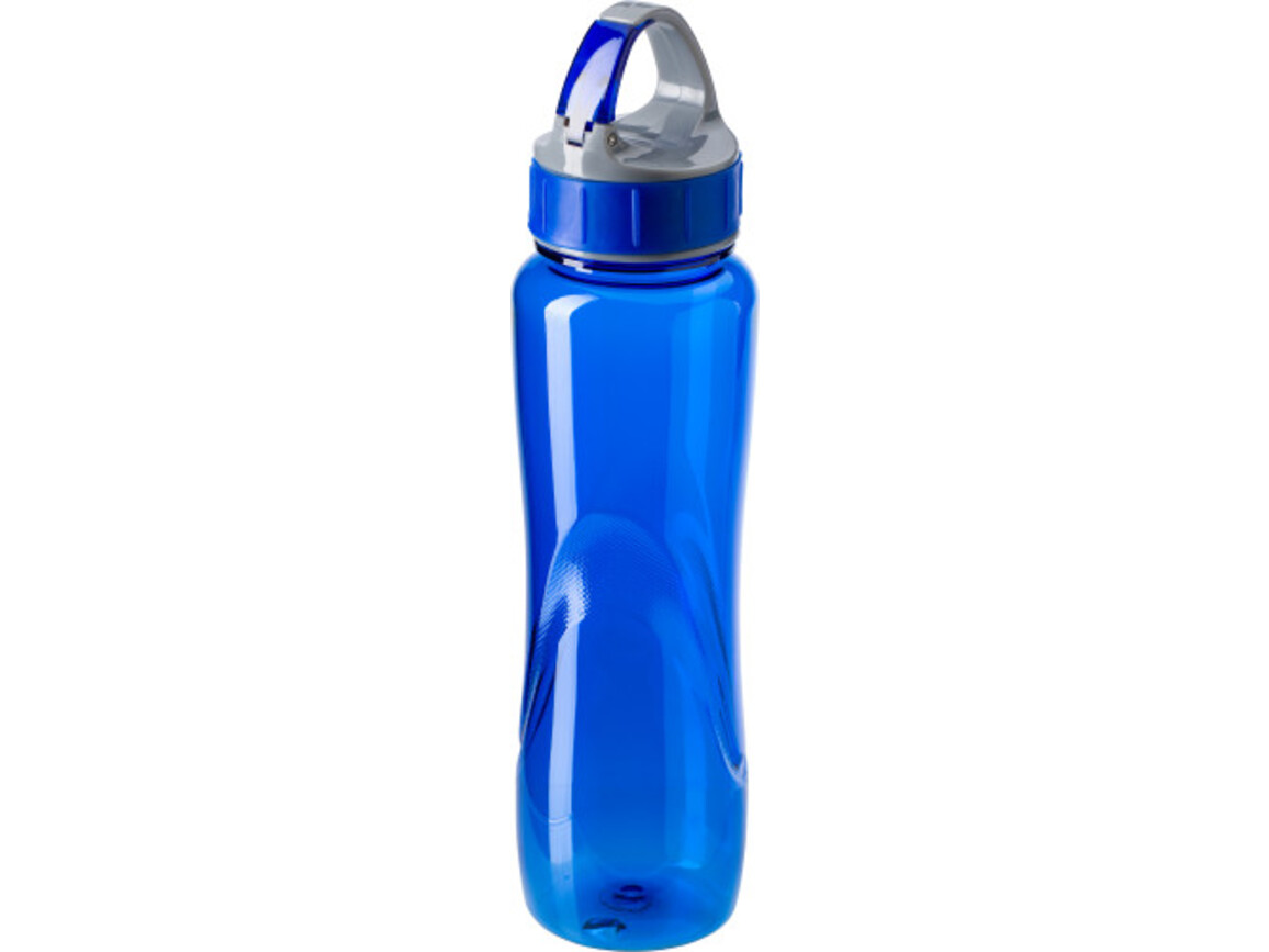 Trinkflasche ''Dynamik' aus Kunststoff – Blau bedrucken, Art.-Nr. 005999999_4293