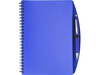 Notizbuch 'Spektrum' aus Kunststoff – Blau bedrucken, Art.-Nr. 005999999_5140