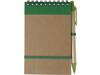 Notizbuch 'Pocket' aus recyceltem Karton – Grün bedrucken, Art.-Nr. 004999999_5410