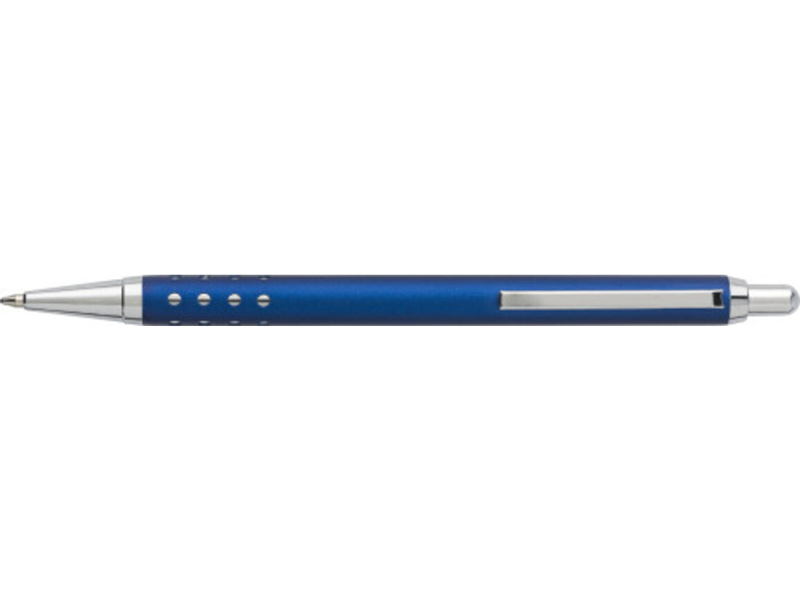 Kugelschreiberaus Aluminium Lilia – Blau bedrucken, Art.-Nr. 005999999_5466