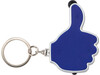 Schlüsselanhänger 'Like it' aus ABS-Kunststoff – Blau bedrucken, Art.-Nr. 005999999_5852