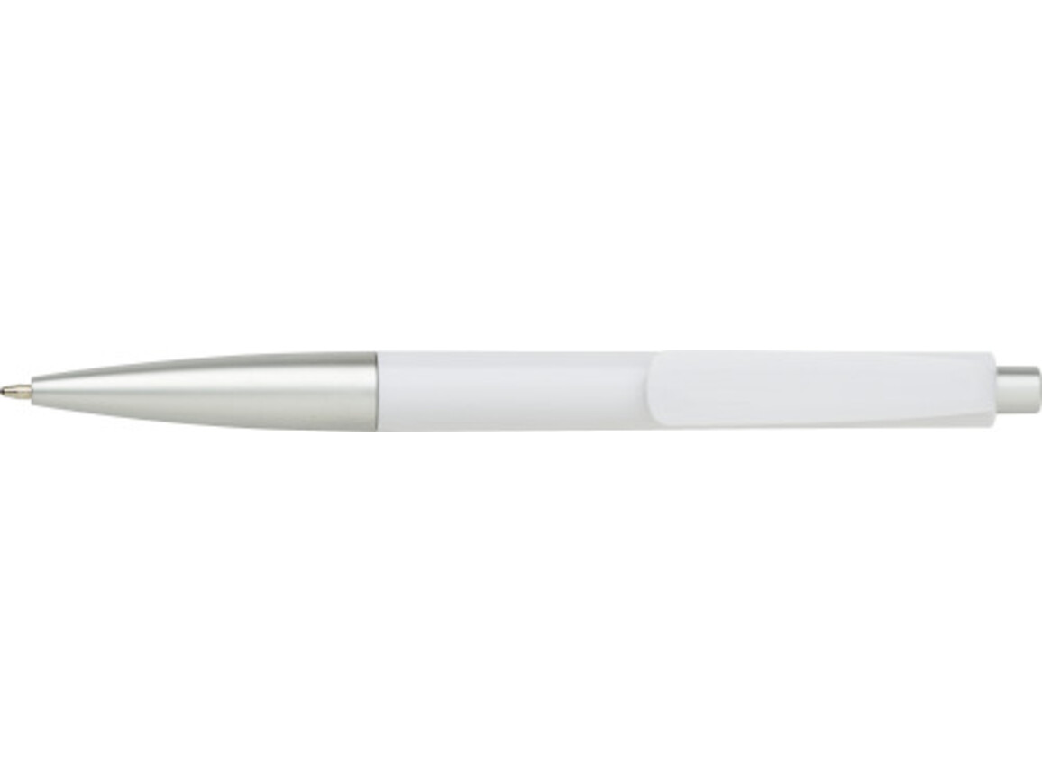 Kugelschreiber aus Kunststoff Olivier – Weiß bedrucken, Art.-Nr. 002999999_6638