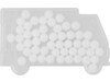 Pfefferminzbonbons 'Truck' aus Kunststoff – Weiß bedrucken, Art.-Nr. 002999999_6679