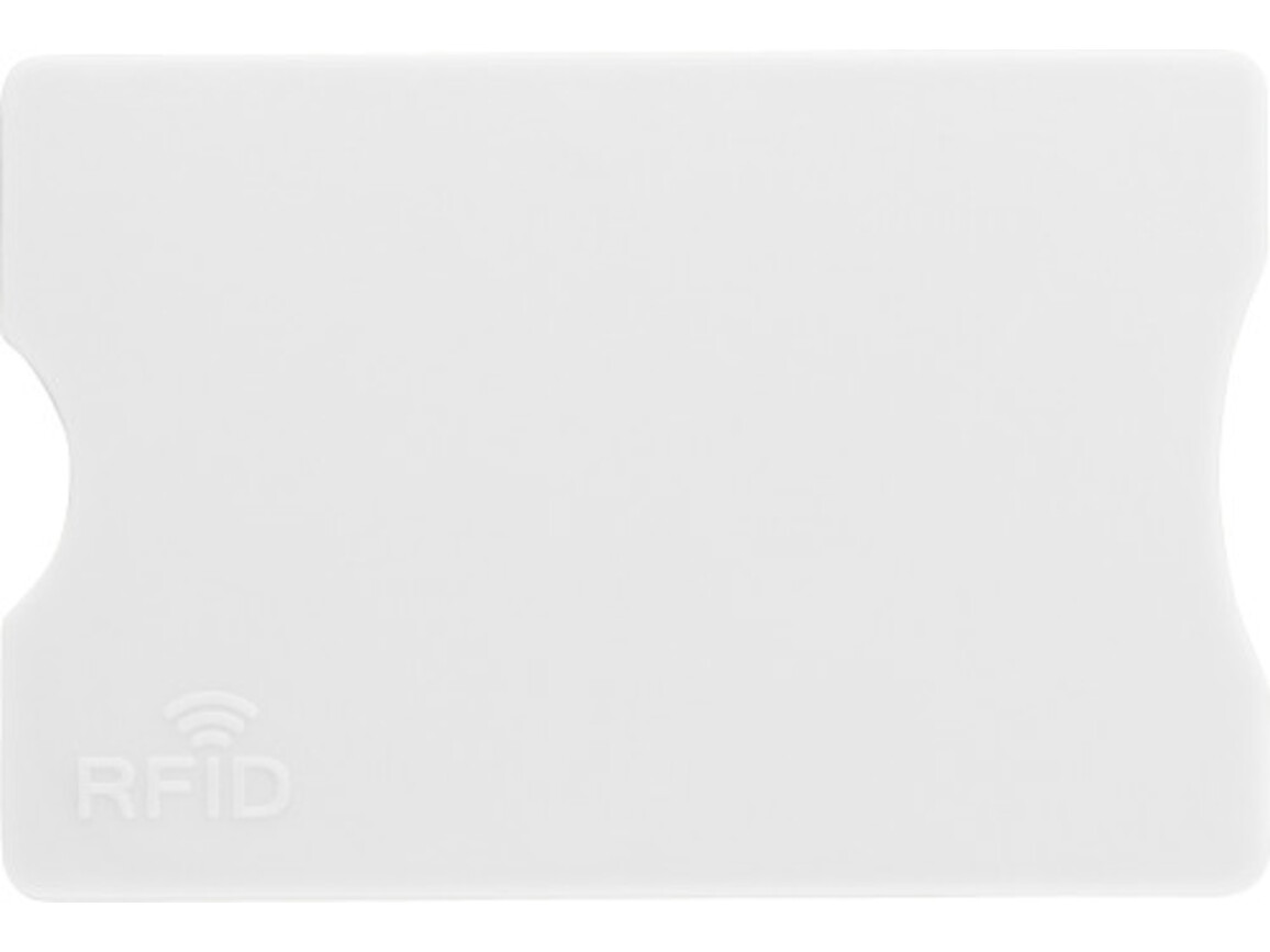 Kreditkartenhalter aus Kunststoff Yara – Weiß bedrucken, Art.-Nr. 002999999_7252