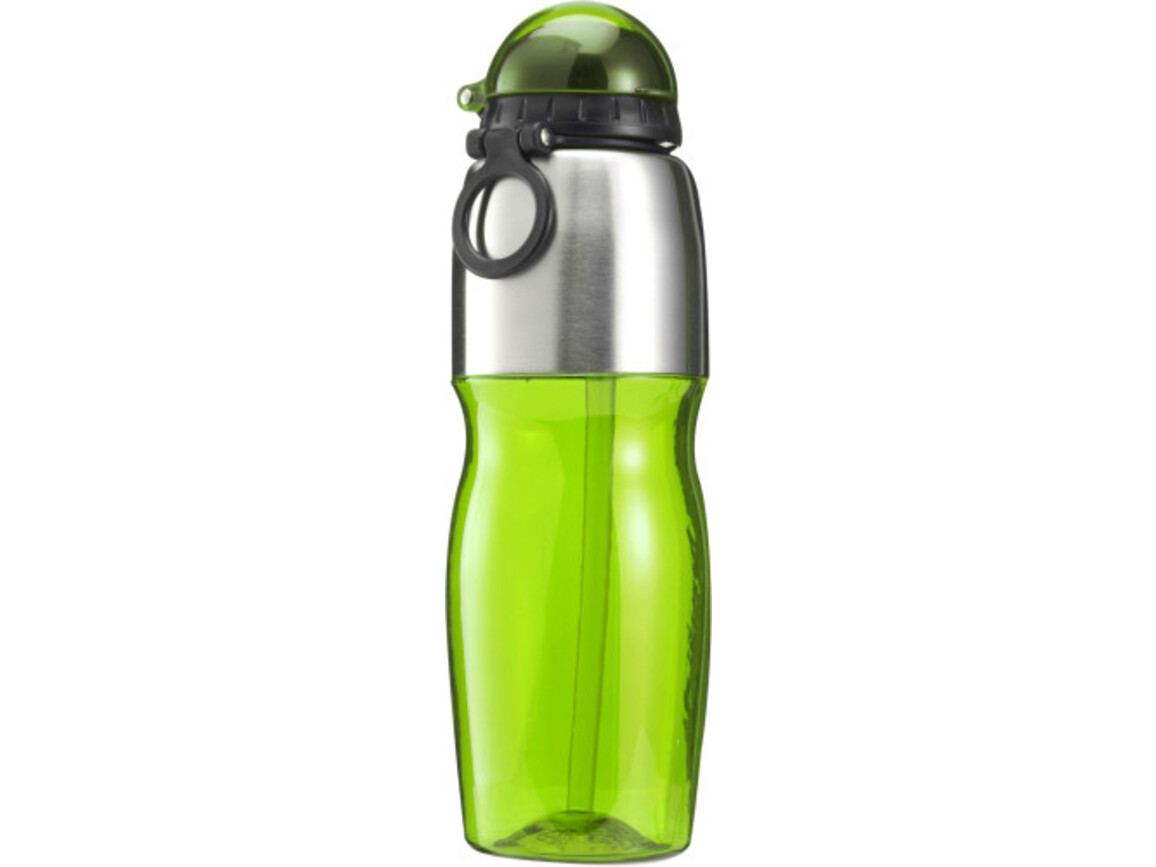 Trinkflasche aus Kunststoff Emberly – Grün bedrucken, Art.-Nr. 004999999_7551