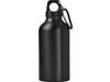 Trinkflasche aus Aluminium Santiago – Schwarz bedrucken, Art.-Nr. 001999999_7552